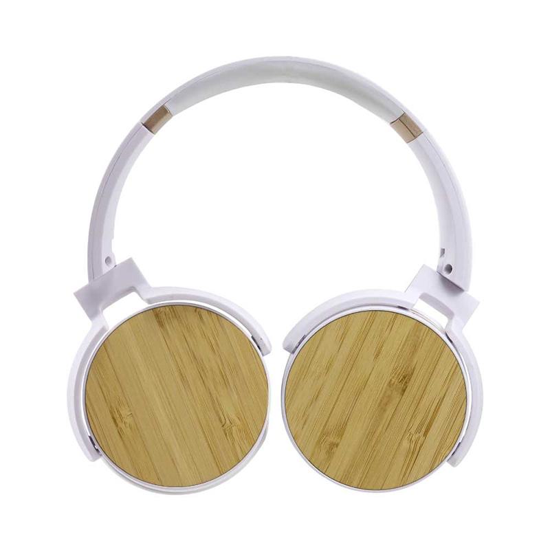 Bluetooth Headphone with Touch of Bamboo